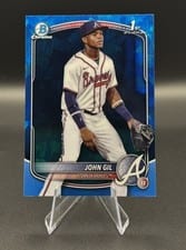2025 Bowman Chrome Sapphire Edition Prospects John Gil #BCP-172 card