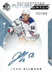2018-19 SP Authentic Base Set John Gilmour #186 card