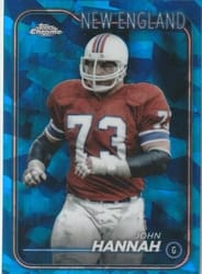 2024 Topps Chrome Sapphire Edition Base Set John Hannah #129 card