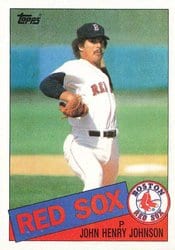 1985 Topps Base Set John Henry Johnson #734 card