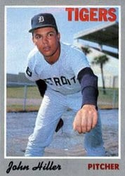 1970 Topps Base Set John Hiller #12 card