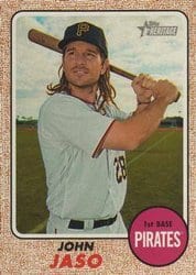2017 Topps Heritage Base Set John Jaso #222 card