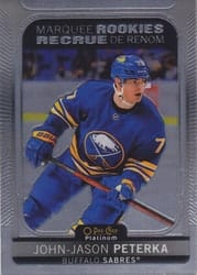 2021-22 O-Pee-Chee Platinum Base Set John-Jason Peterka #299 card