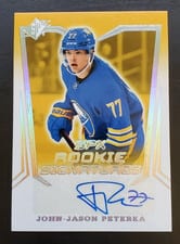 2021-22 SPx SPx Rookie Signatures John-Jason Peterka #SPXR-JP card