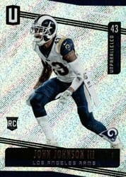 2019 Panini Unparalleled Base Set John Johnson III #175 card