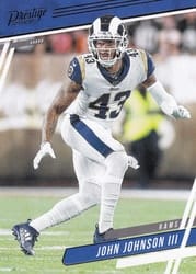 2020 Panini Prestige Base Set John Johnson III #145 card
