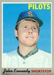 1970 Topps Base Set John Kennedy #53 card