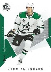 2018-19 SP Authentic Base Set John Klingberg #18 card