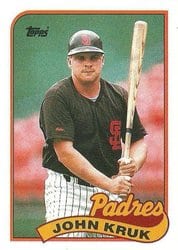 1989 Topps Base Set John Kruk #235 card