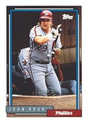 1992 Topps Base Set John Kruk #30 card