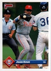 1993 Donruss Base Set John Kruk #436 card