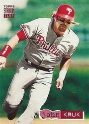 1994 Stadium Club Base Set John Kruk #361 card
