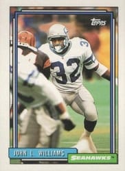 1992 Topps Base Set John L. Williams #199 card