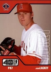 2002 Upper Deck 40-Man Base Set John Lackey #29 card