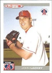 2004 Topps Total Base Set John Lackey #487 card