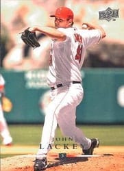 2008 Upper Deck Base Set John Lackey #535 card