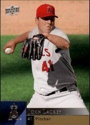 2009 Upper Deck Base Set John Lackey #699 card