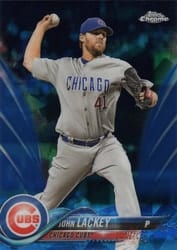 2018 Topps Chrome Sapphire Edition Base Set John Lackey #171 card