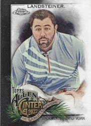 2022 Topps Allen & Ginter Chrome Base Set John Landsteiner #290 card