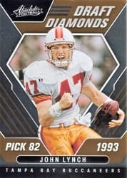 2022 Panini Absolute Draft Diamonds John Lynch #DD-9 card