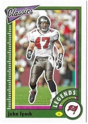 2022 Panini Classics Base Set John Lynch #125 card