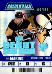2019-20 Upper Deck Credentials Base Set John Marino #68 card