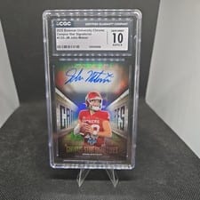 2025 Bowman University Chrome Campus Star Signatures John Mateer #CSS-JM card