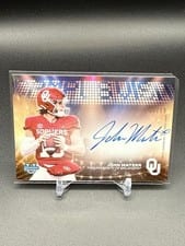 2025 Bowman University Chrome Campus Visit Autographs John Mateer #CVA-JM card
