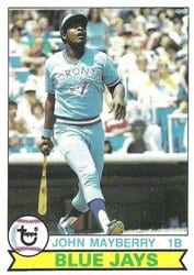 1979 Topps Base Set John Mayberry #380 card