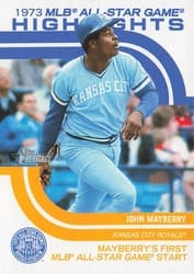 2022 Topps Heritage 1973 MLB All-Star Game Highlights John Mayberry #ASGH-12 card