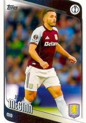 2025-26 Topps UEFA Club Competitions Base Set John McGinn #28 card