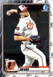 2020 Bowman Chrome Base Set John Means #12 card