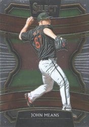 2020 Panini Select Base Set John Means #53 card