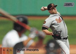 2020 Stadium Club Base Set John Means #31 card