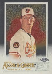 2020 Topps Allen & Ginter Chrome Base Set John Means #277 card