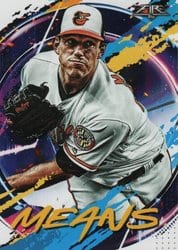 2020 Topps Fire Base Set John Means #54 card