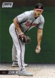 2021 Stadium Club Chrome Base Set John Means #35 card