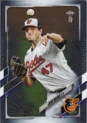2021 Topps Chrome Ben Baller Edition Base Set John Means #72 card