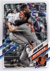 2021 Topps Update Base Set John Means #US169 card