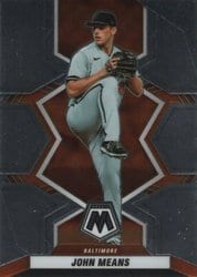 2022 Panini Mosaic Base Set John Means #15 card