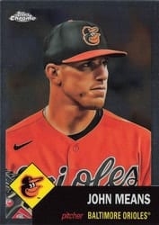 2022 Topps Chrome Platinum Anniversary Base Set John Means #392 card