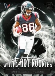2022 Donruss White Hot Rookies John Metchie III #WHR-7 card