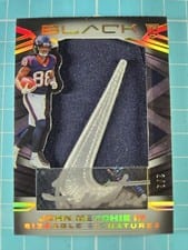 2022 Panini Black Sizeable Signatures Rookie Jersey John Metchie III #SSR-JME card