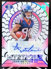 2022 Panini Illusions Mystique Autographs John Metchie III #M-14 card