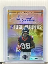 2022 Panini Illusions Rookie Endorsements John Metchie III #RE-JM card