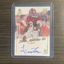 2022 Panini Luminance Year One Signatures John Metchie III #YSR-JME card