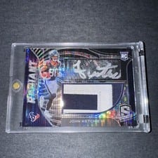 2022 Panini Spectra Radiant Rookie Patch Signatures John Metchie III #RAD-JME card