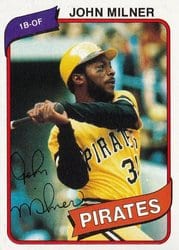 1980 Topps Base Set John Milner #71 card