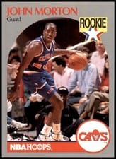 1990-91 Hoops Base Set John Morton #77 card