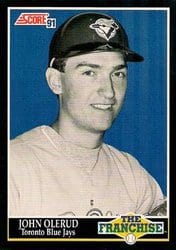 1991 Score Base Set John Olerud #860 card